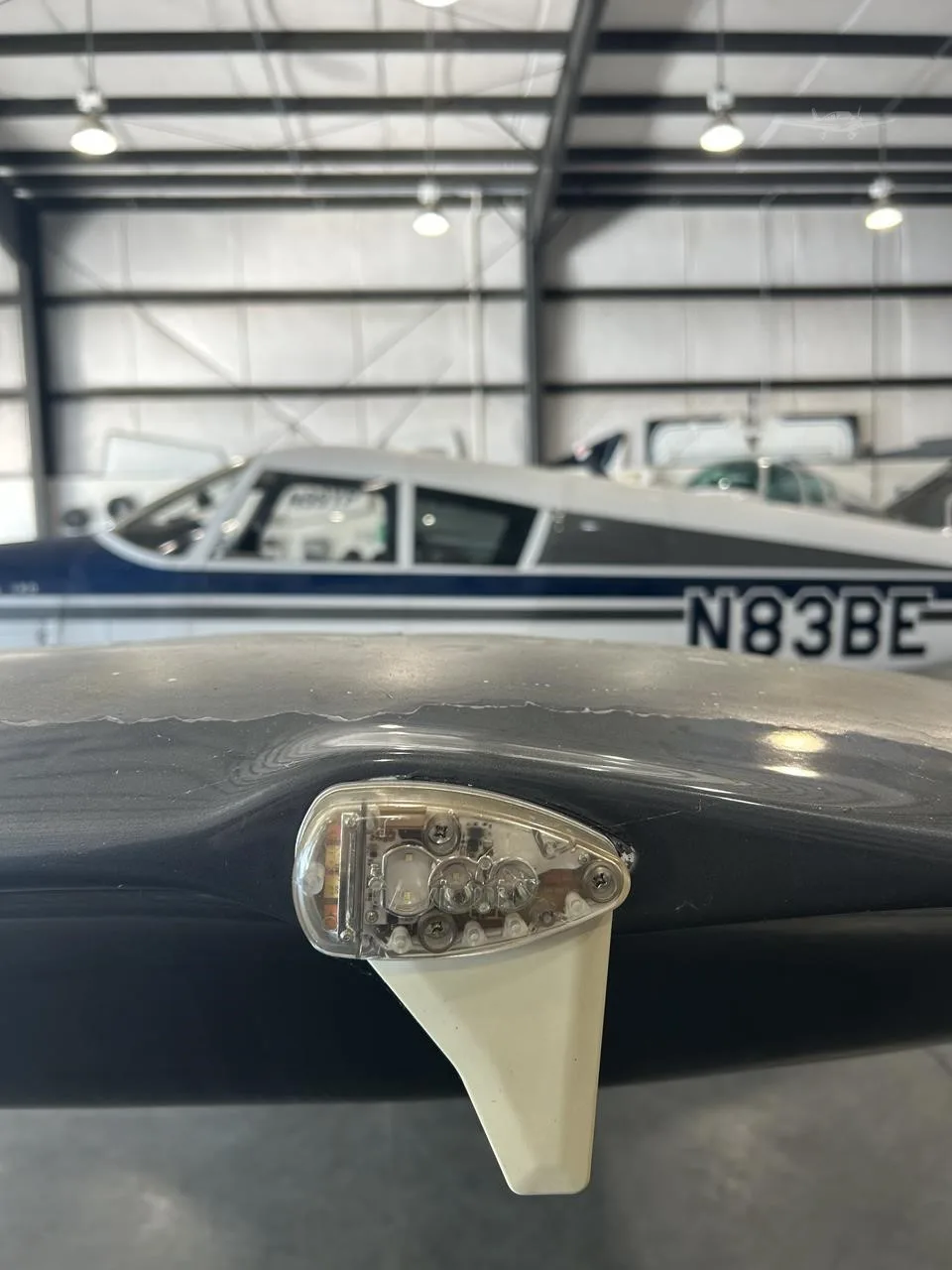 Engine detail of a 1967 PIPER CHEROKEE 140.