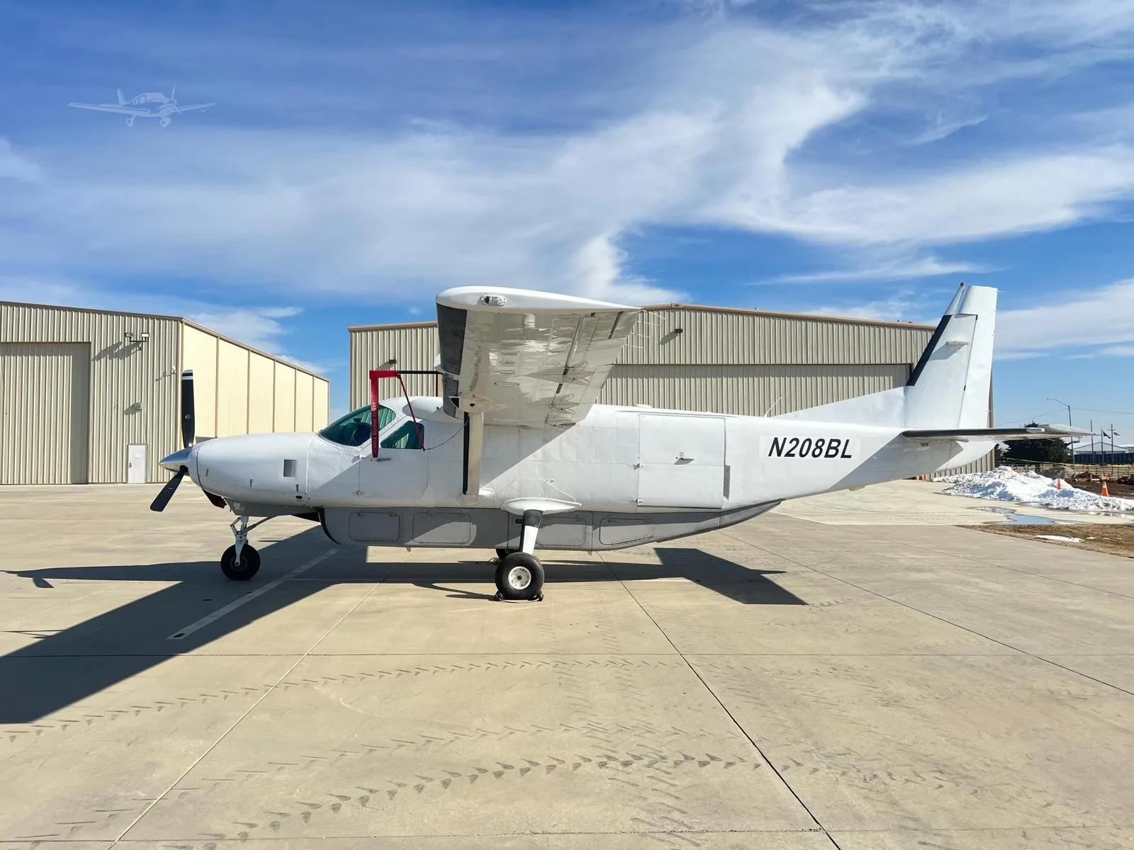 Exterior view of a 1989 CESSNA 208B SUPER CARGOMASTER, N208BL.