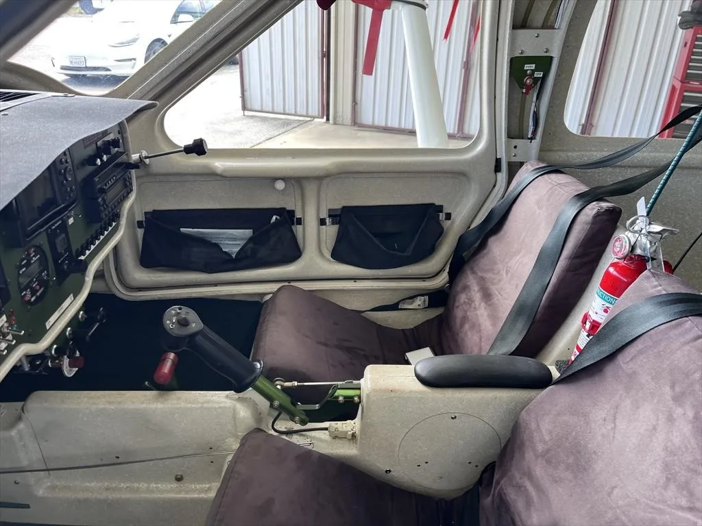 Cabin interior of a 2007 JABIRU J250.