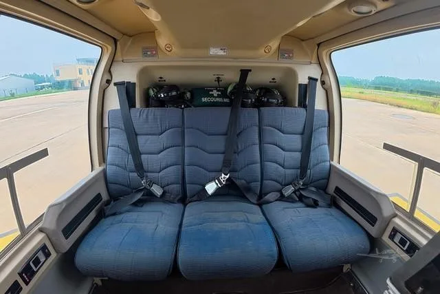 Cabin interior of a 2017 BELL 407GXP.