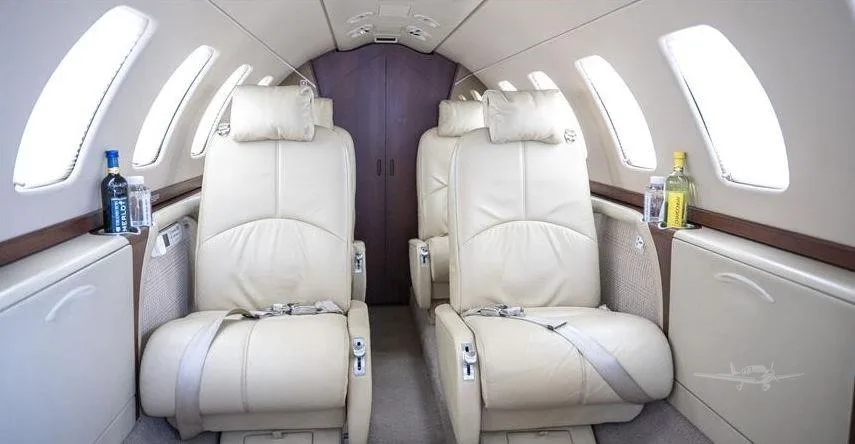 Cabin interior of a 2007 CESSNA CITATION CJ3.