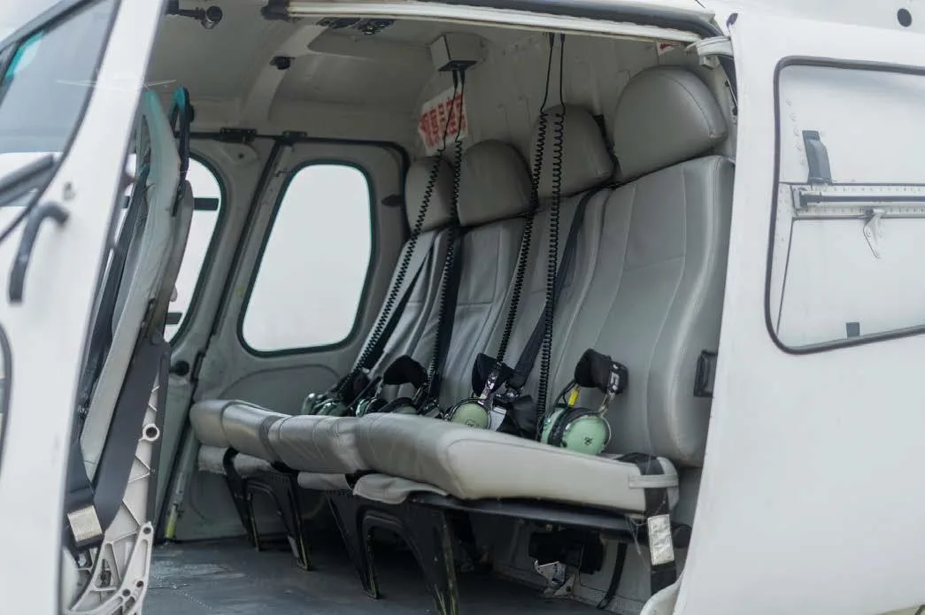 Cabin interior of a 2011 EUROCOPTER AS350B-3.