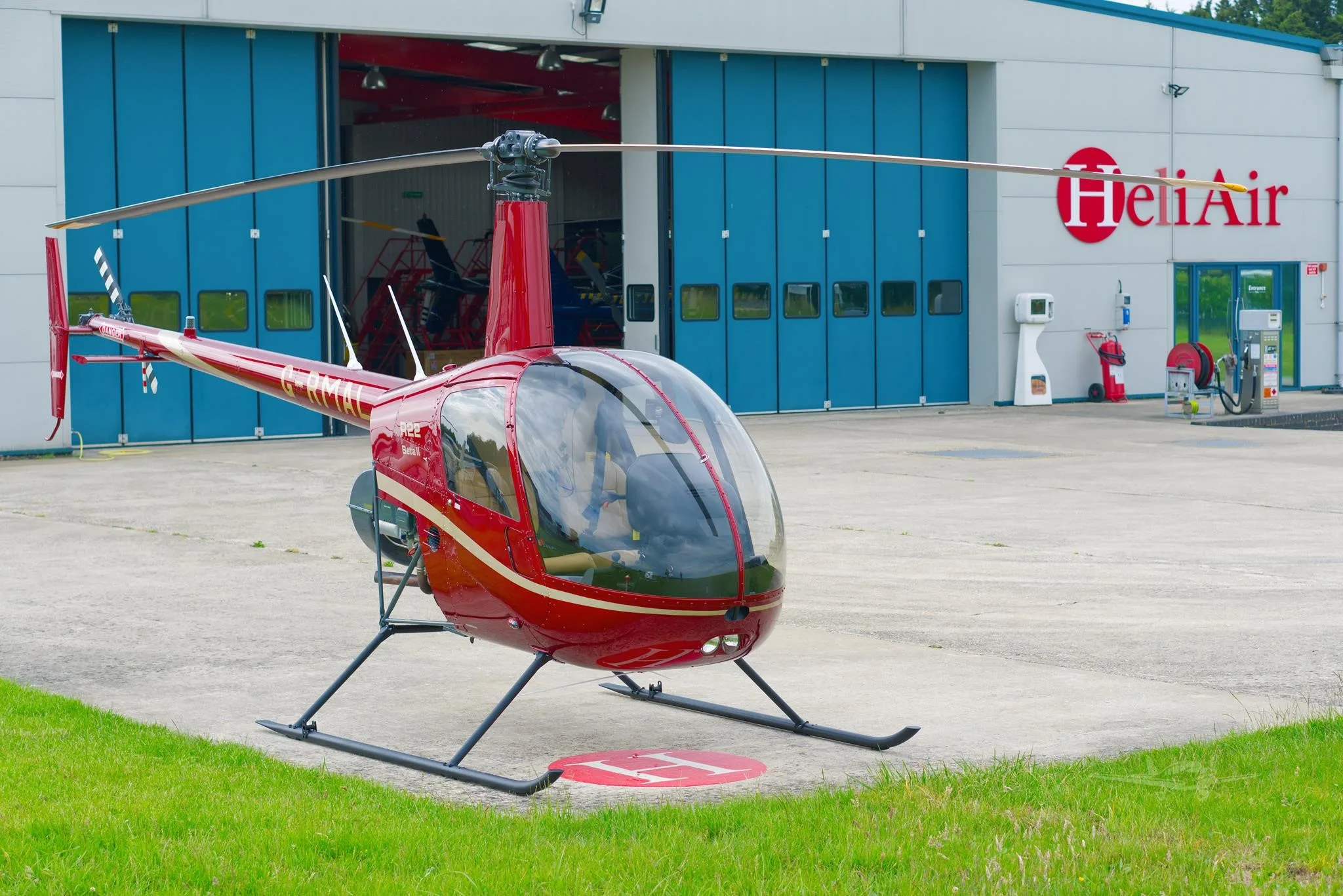Exterior view of a 2026 ROBINSON R22 BETA II, G-RMAL.