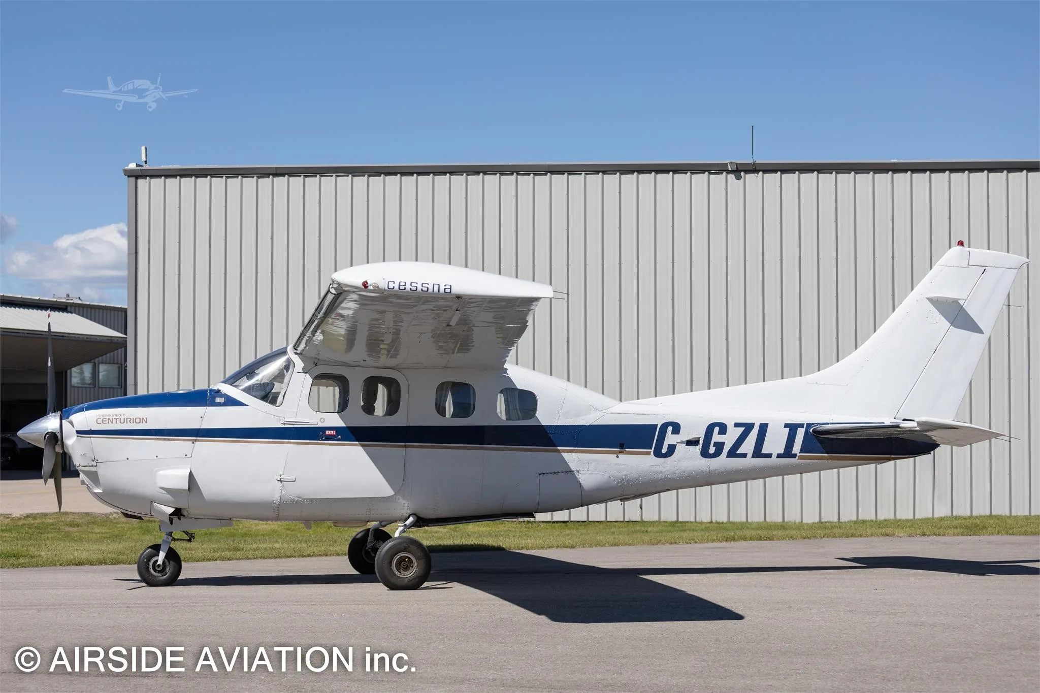 Exterior view of a 1978 CESSNA P210N, C-GZLI.