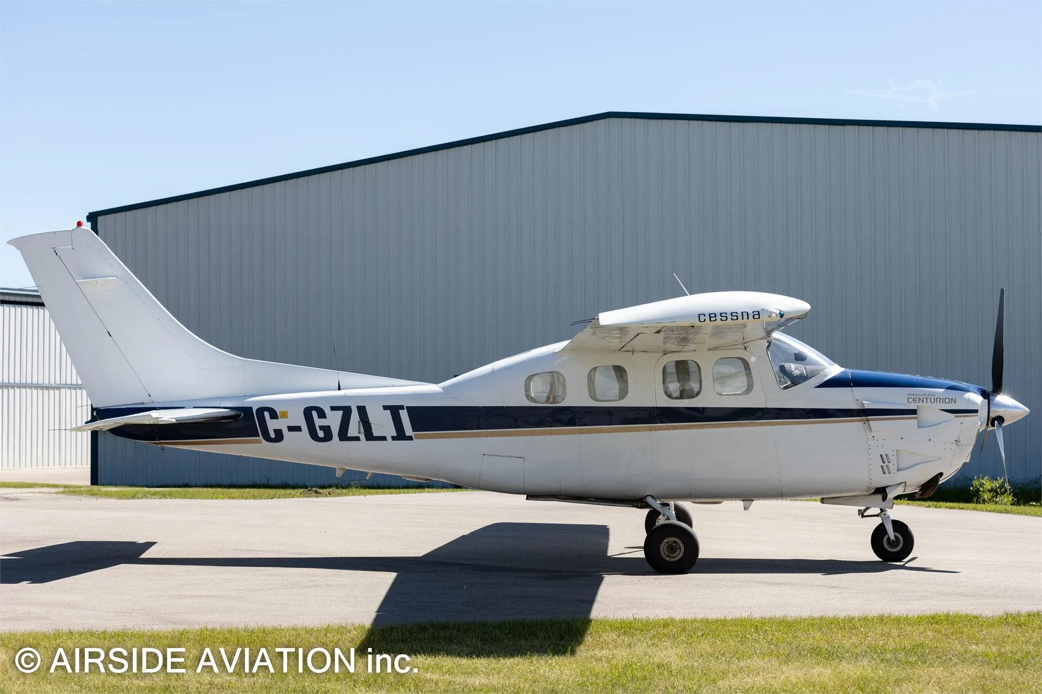 Exterior view of a 1978 CESSNA P210N, C-GZLI.