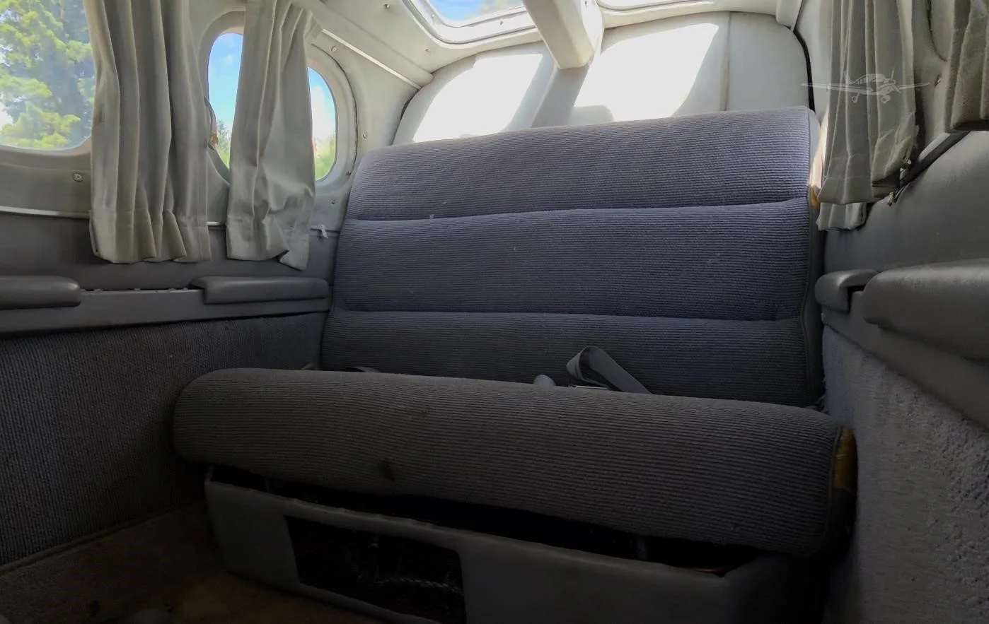 Cabin interior of a 1978 CESSNA P210N.