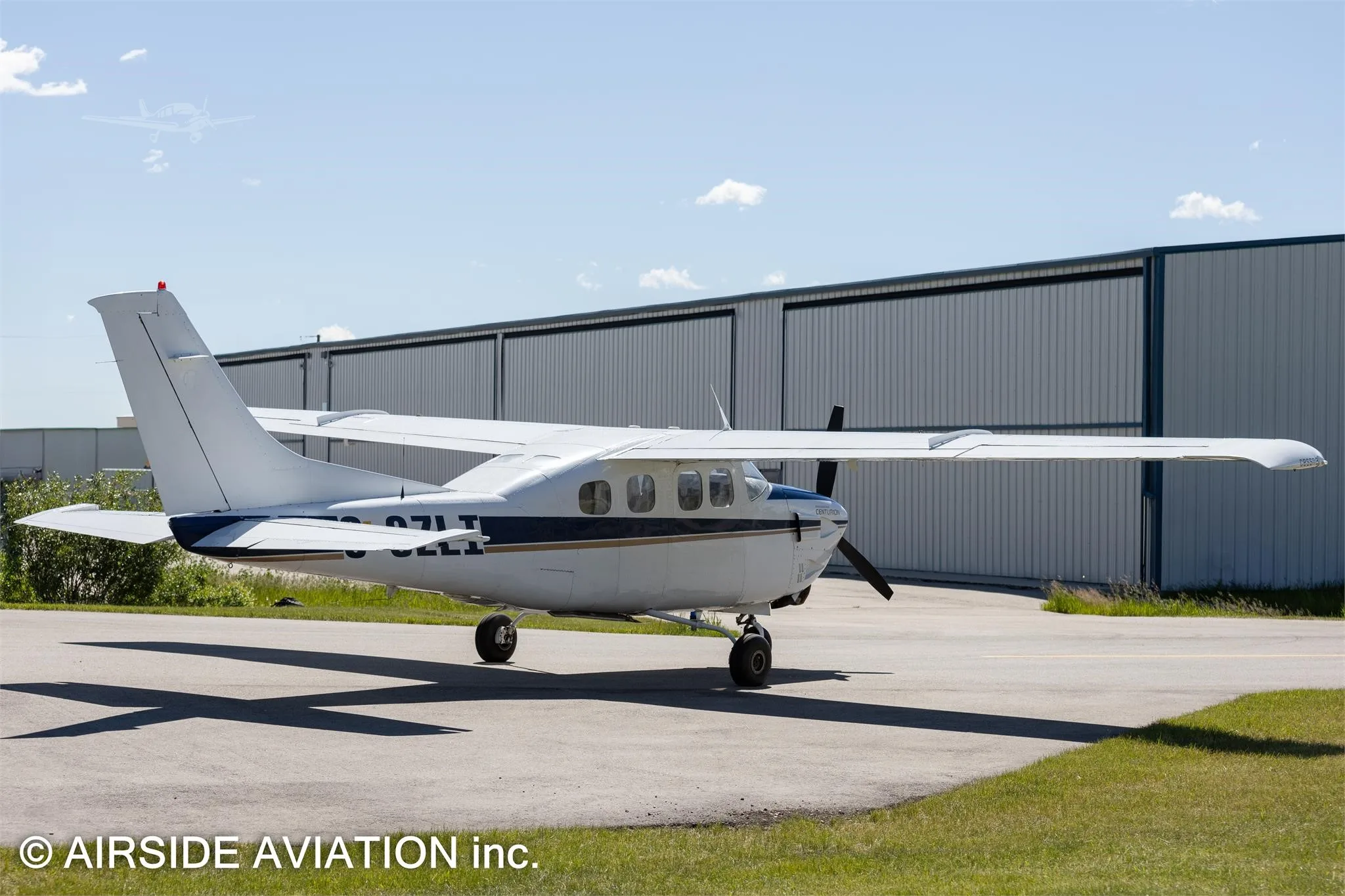 Exterior view of a 1978 CESSNA P210N, C-GZLI.