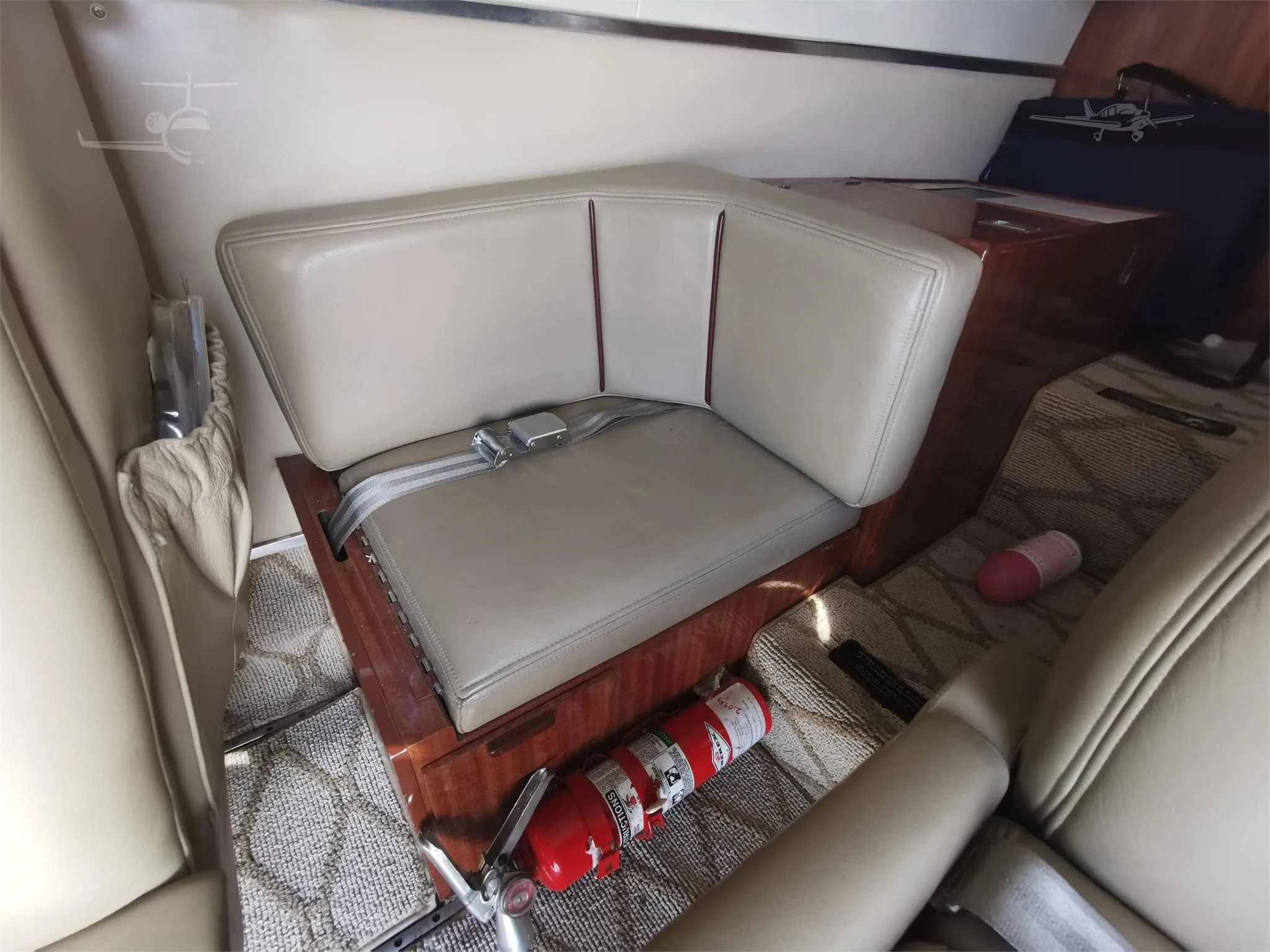Cabin interior of a 1983 CESSNA 414A.