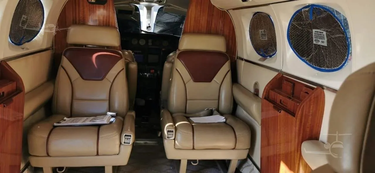 Cabin interior of a 1983 CESSNA 414A.