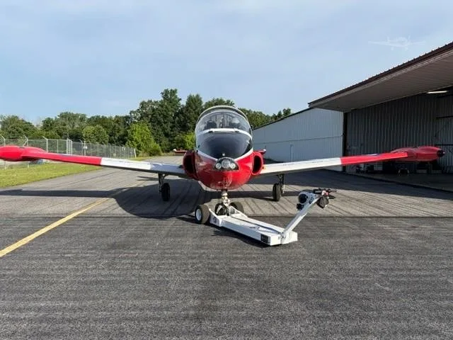 Exterior view of a 1970 BAC MK5A PROVOST, N287XW.