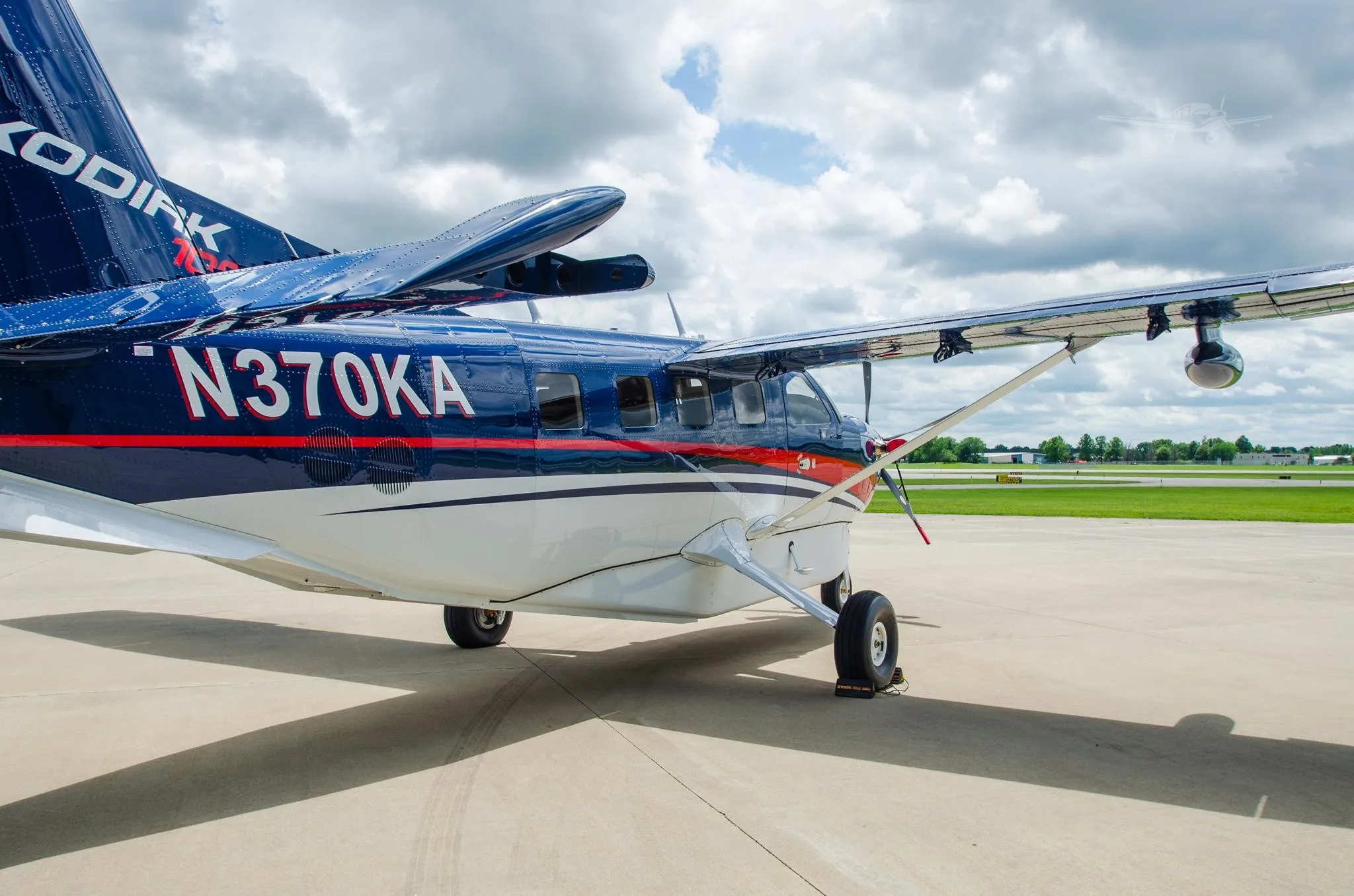 Exterior view of a 2026 DAHER KODIAK 100 SERIES III, N370KA.
