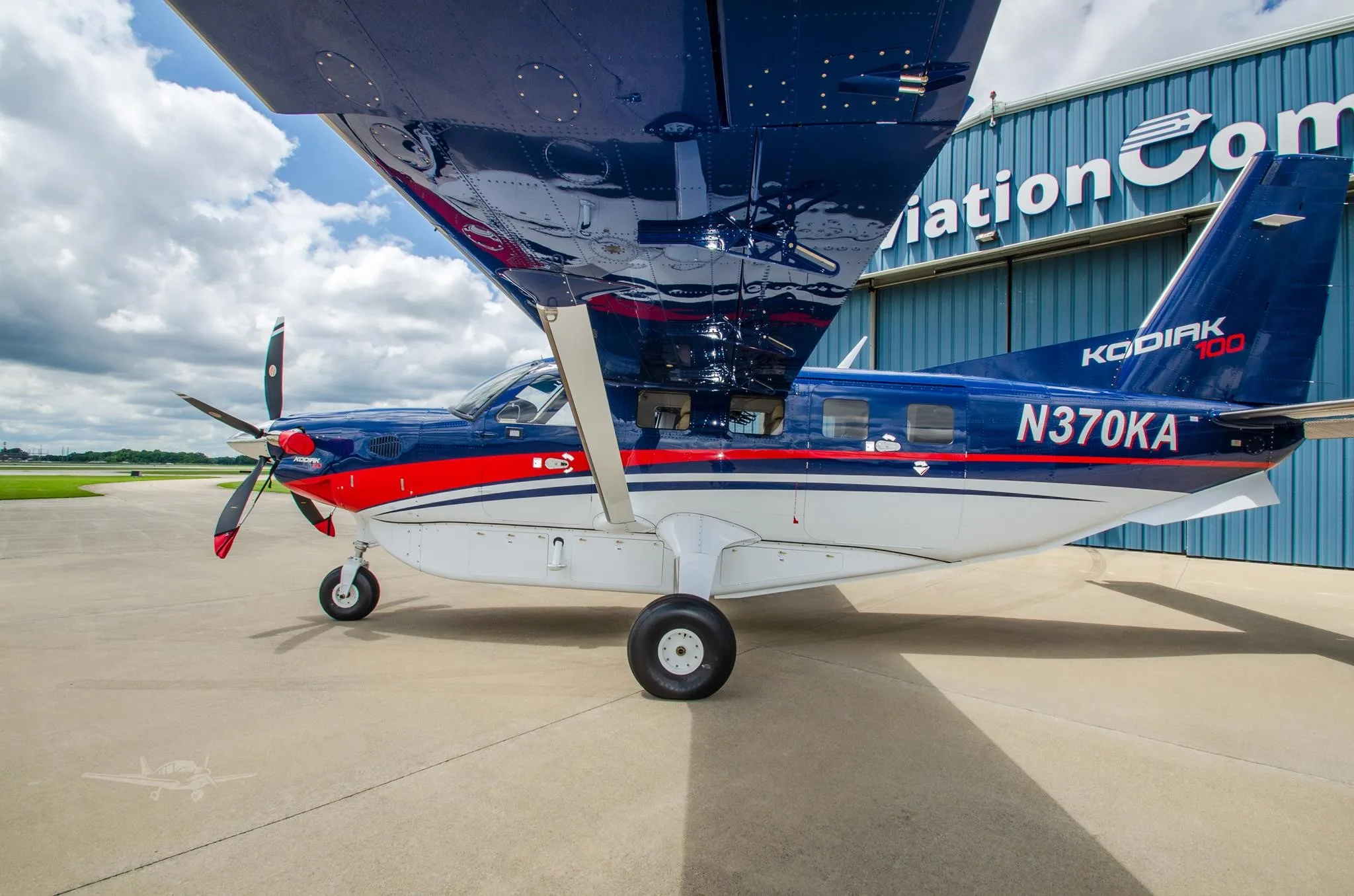 Exterior view of a 2026 DAHER KODIAK 100 SERIES III, N370KA.