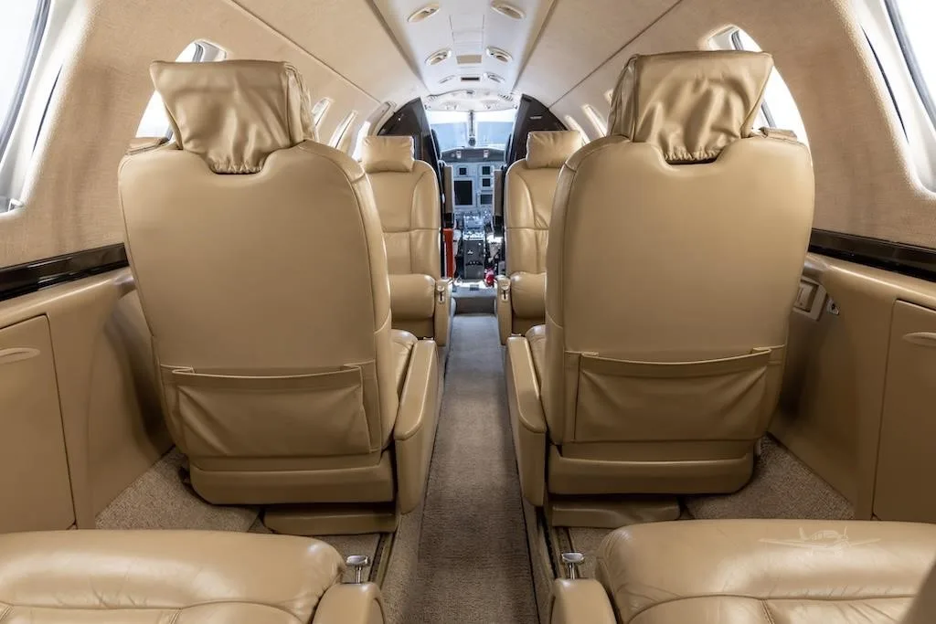 Cabin interior of a 2012 CESSNA CITATION CJ3.