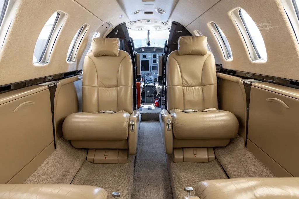 Cabin interior of a 2012 CESSNA CITATION CJ3.