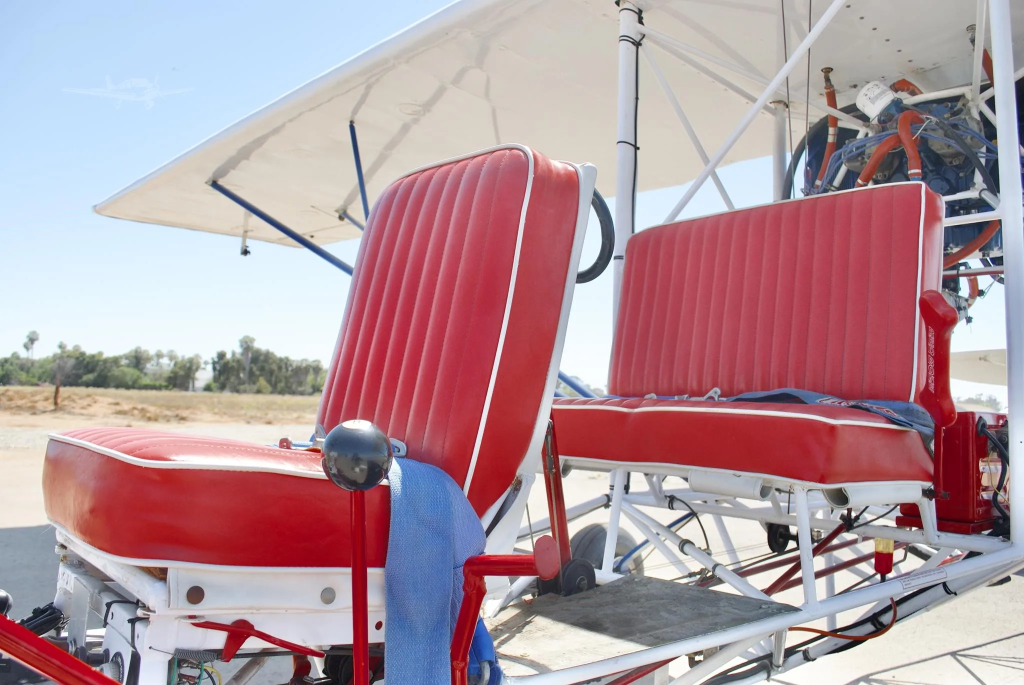 Exterior view of a 1975 RLU AVIATION RLU-1 BREEZY, N55WW.