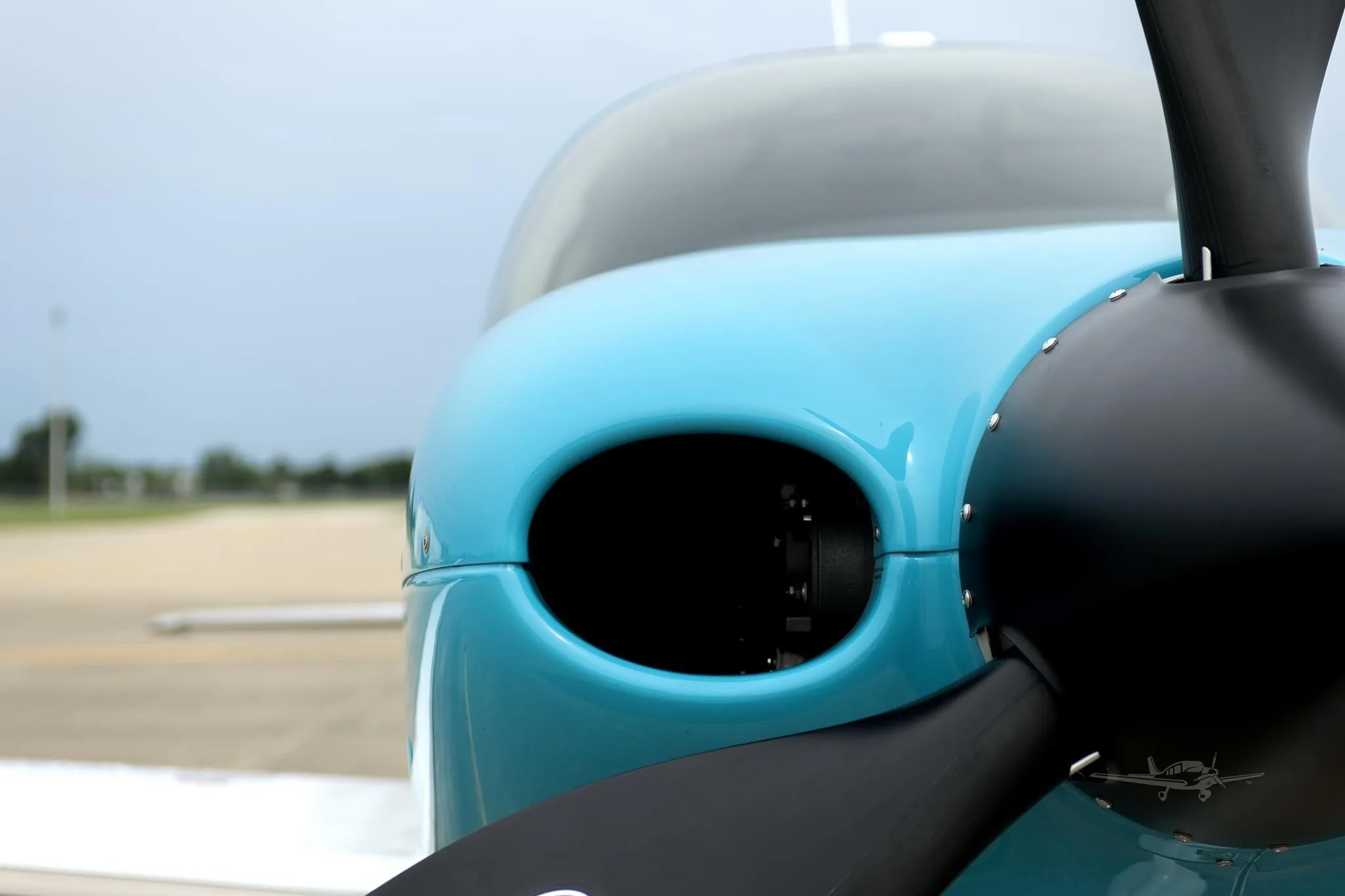 Engine detail of a 2020 CIRRUS SR22-G6 TURBO.