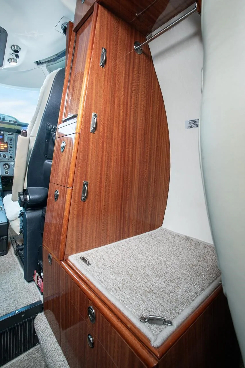 Cabin interior of a 2007 BEECHCRAFT PREMIER IA.