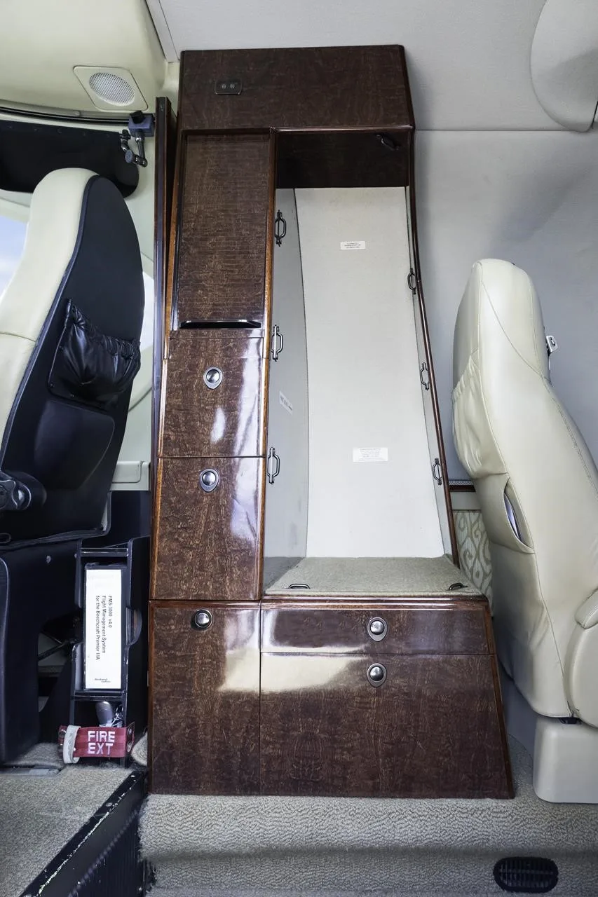 Cabin interior of a 2011 BEECHCRAFT PREMIER IA.
