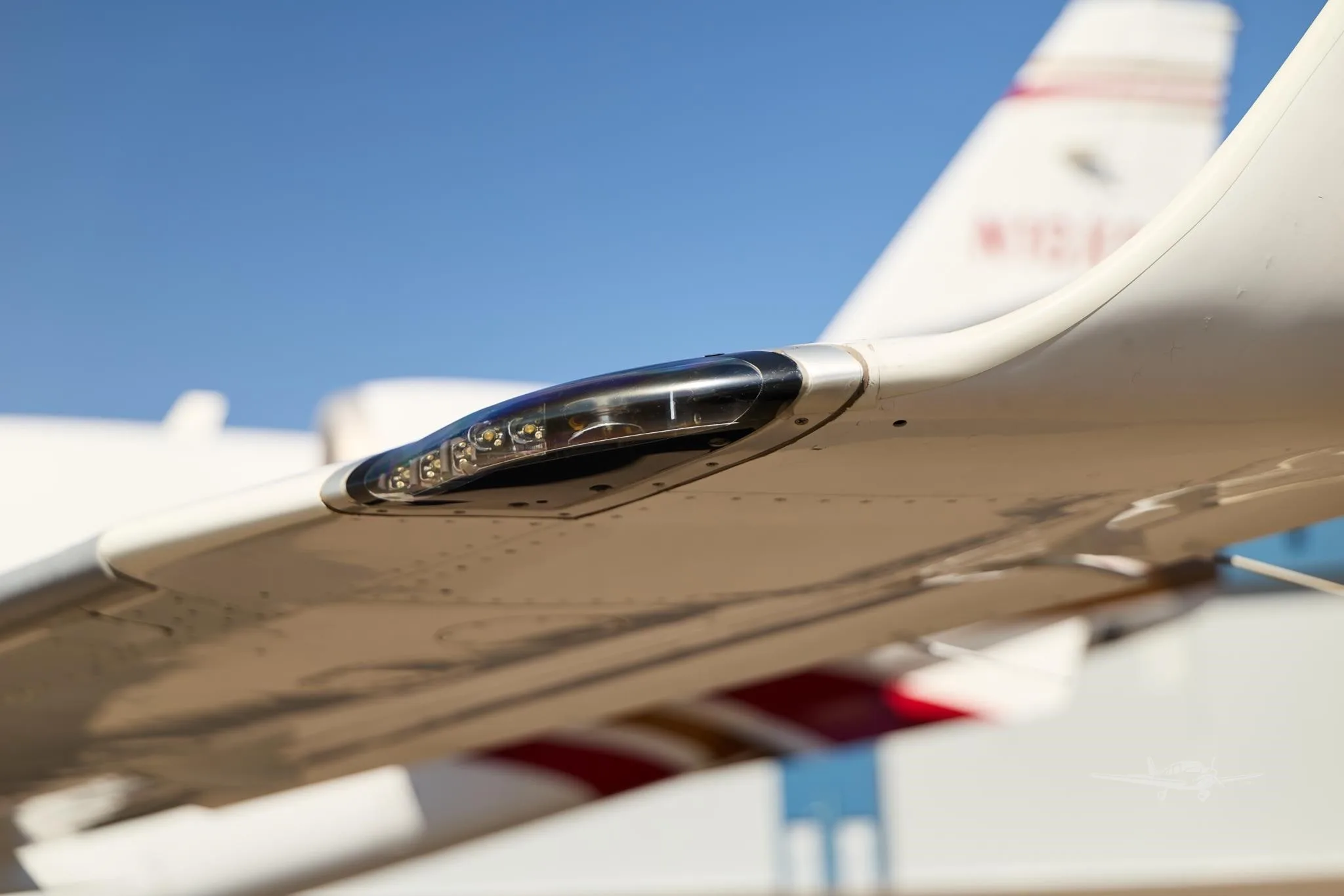 Engine detail of a 2007 GULFSTREAM G200.