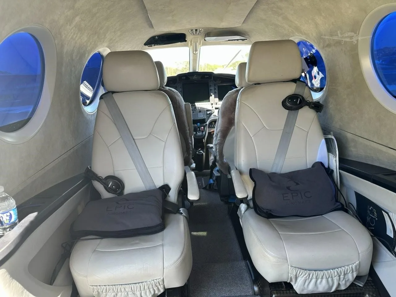 Cabin interior of a 2020 EPIC E1000.
