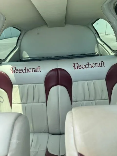 Cabin interior of a 1958 BEECHCRAFT J35 BONANZA.