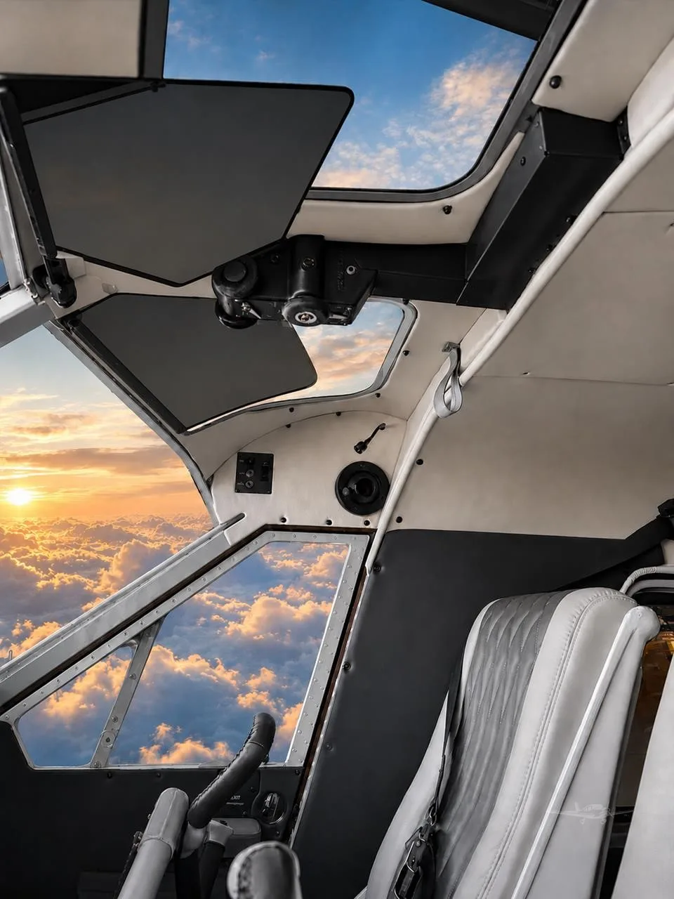 Cabin interior of a 1957 DEHAVILLAND DHC-2.