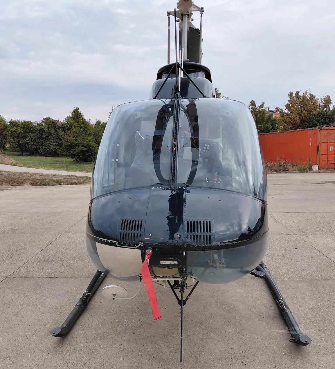 Exterior view of a 1981 BELL 206B III.