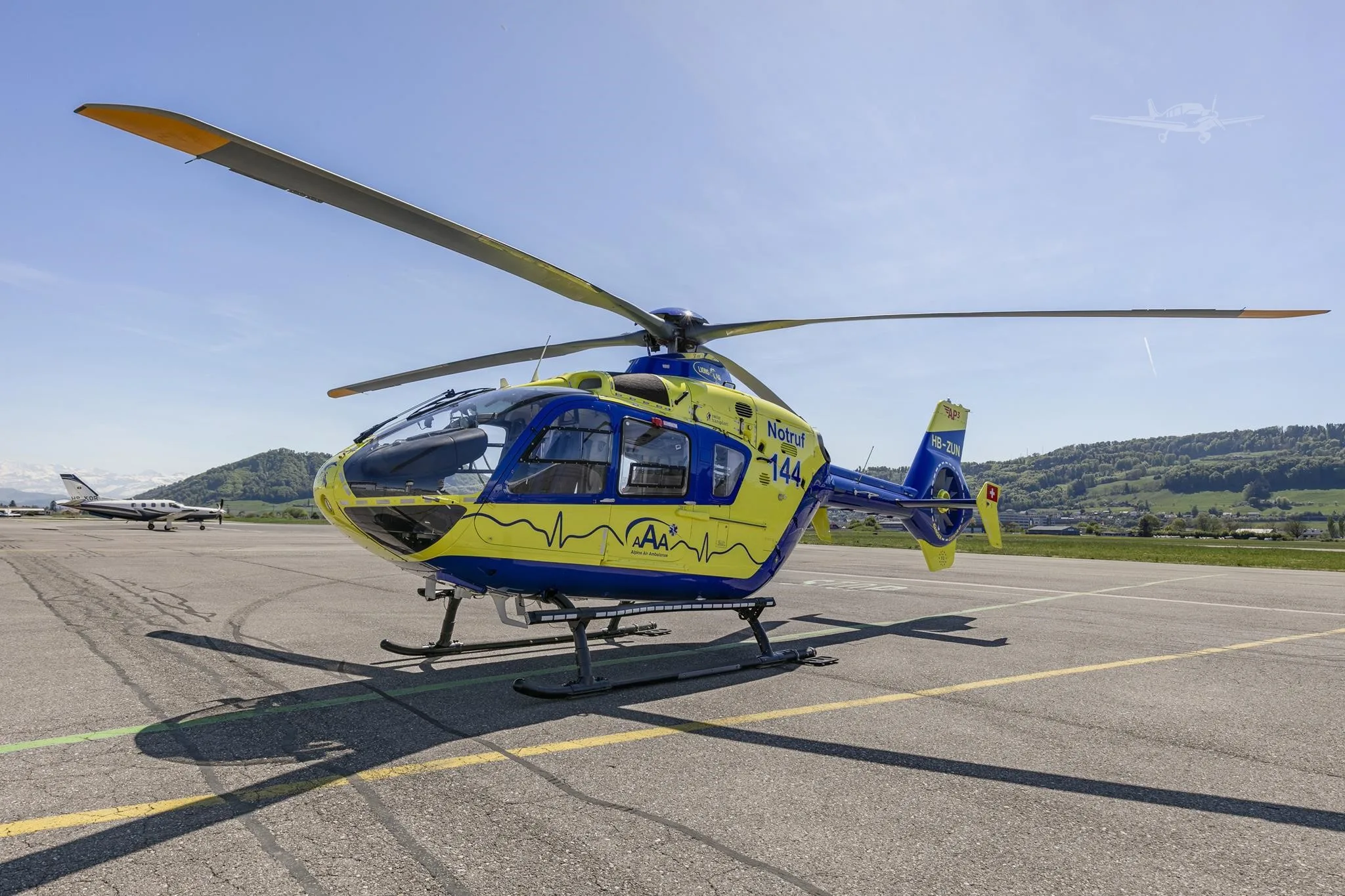 Marketing image of a 2009 EUROCOPTER EC135P2+.