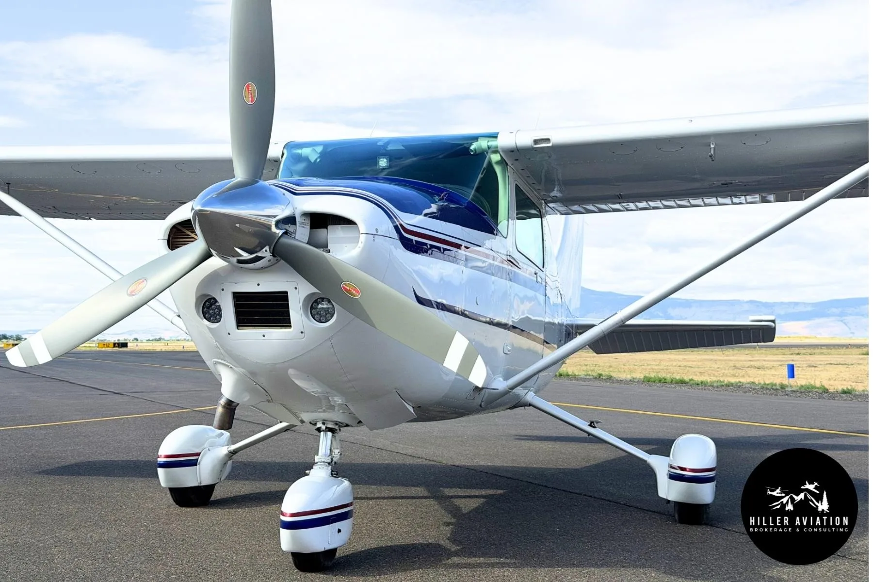 Exterior view of a 1985 CESSNA 182R SKYLANE, N985GW.