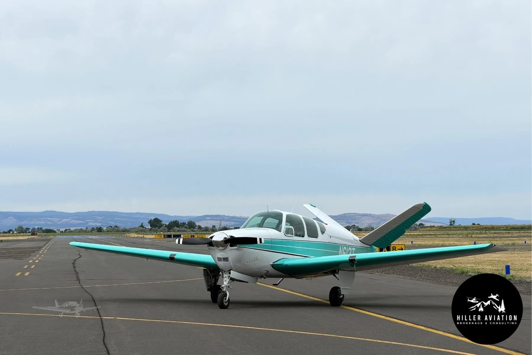 Exterior view of a 1958 BEECHCRAFT J35 BONANZA, N612T.