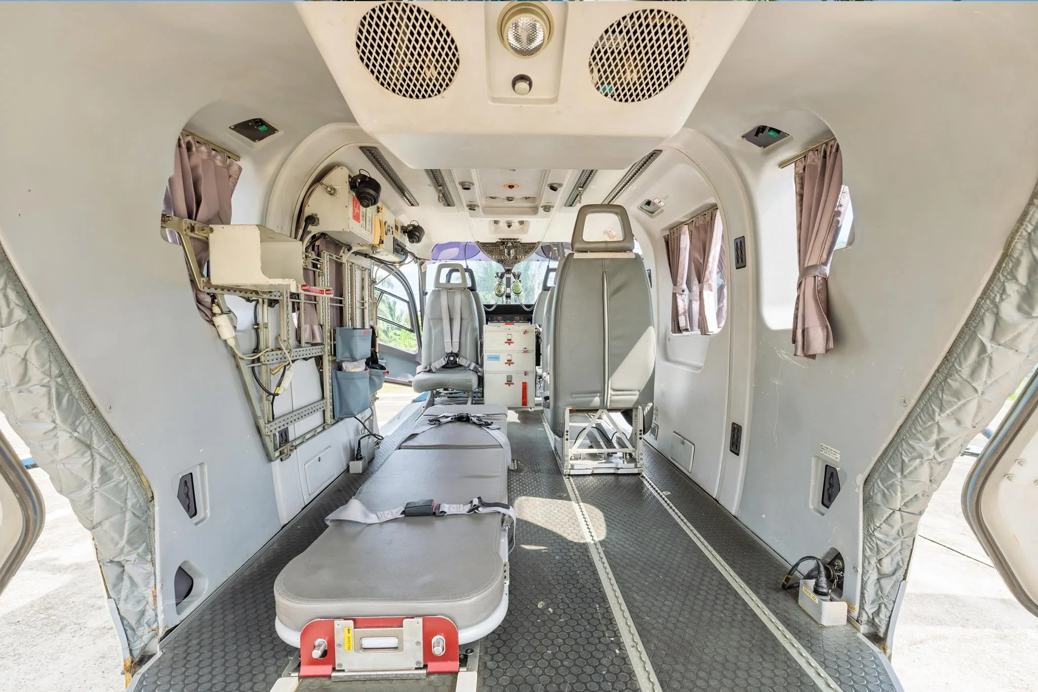 Cabin interior of a 2006 EUROCOPTER EC145.