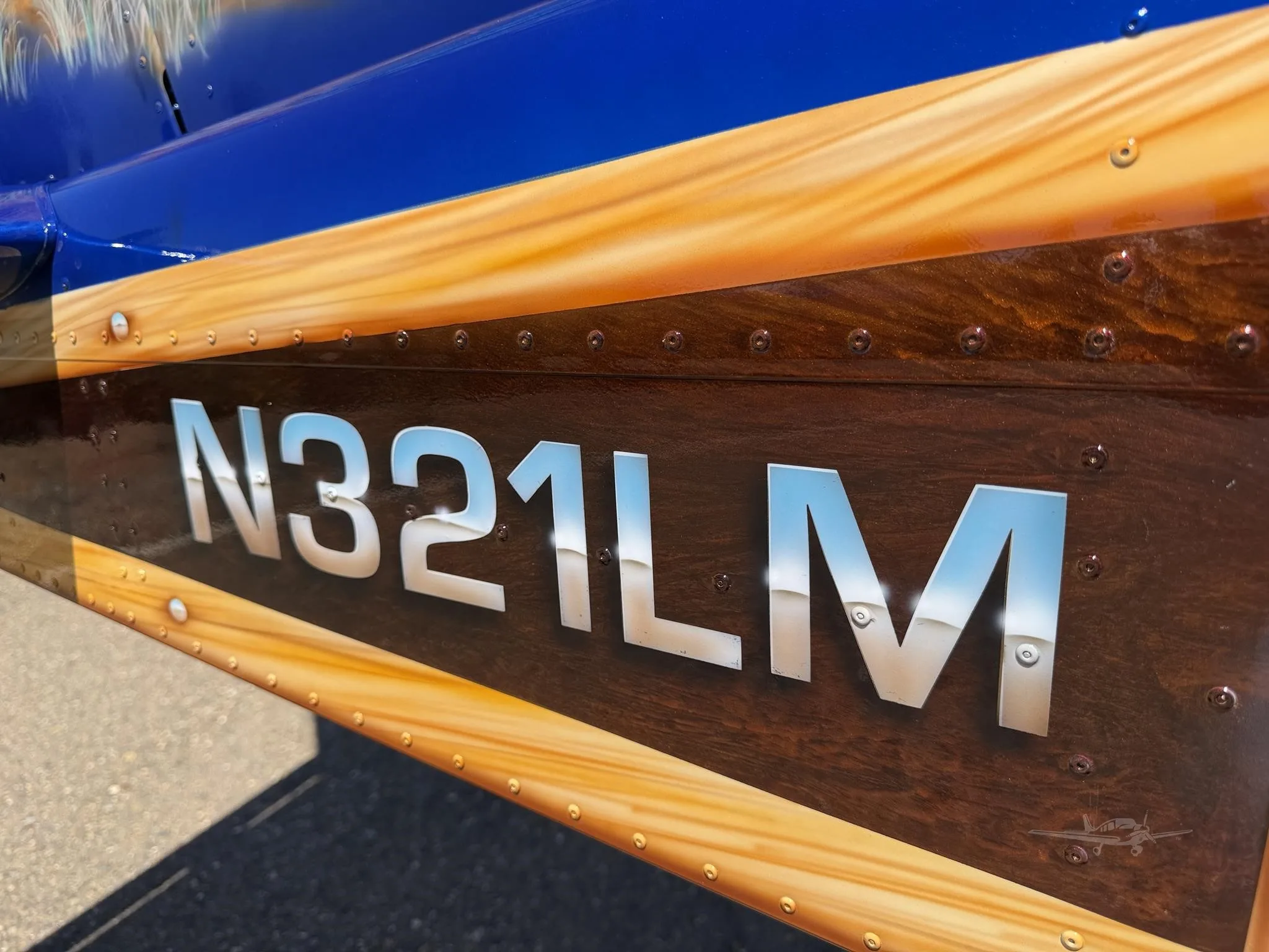 Engine detail of a 2021 RANS S-21 OUTBOUND.