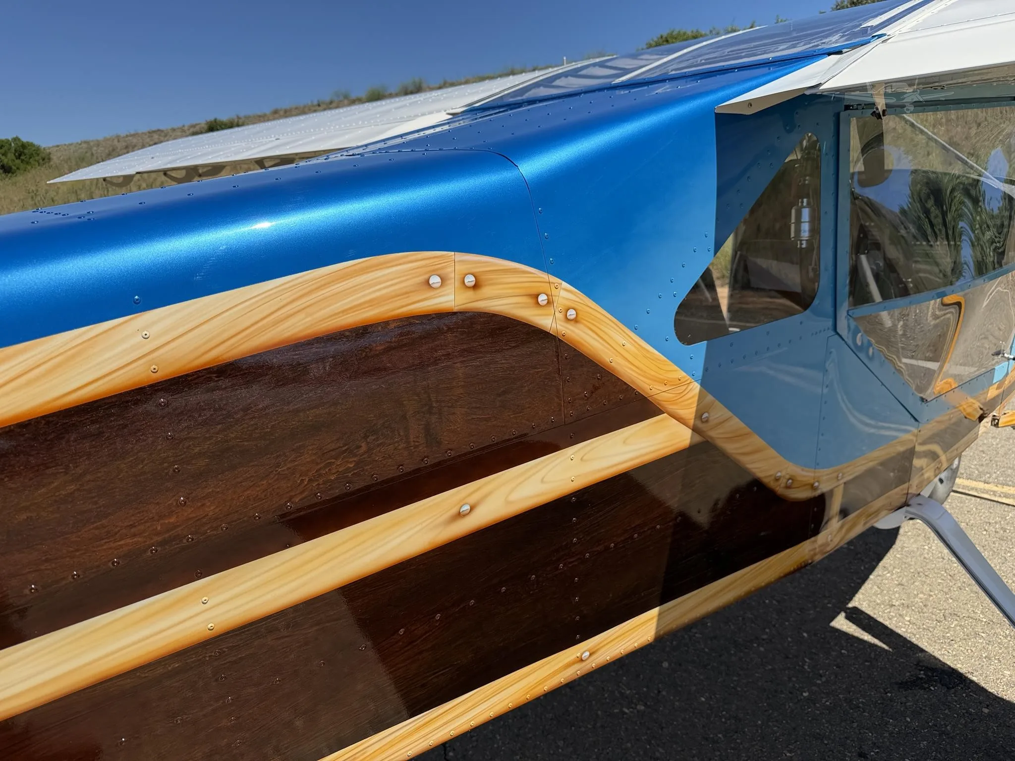 Exterior view of a 2021 RANS S-21 OUTBOUND, N321LM.