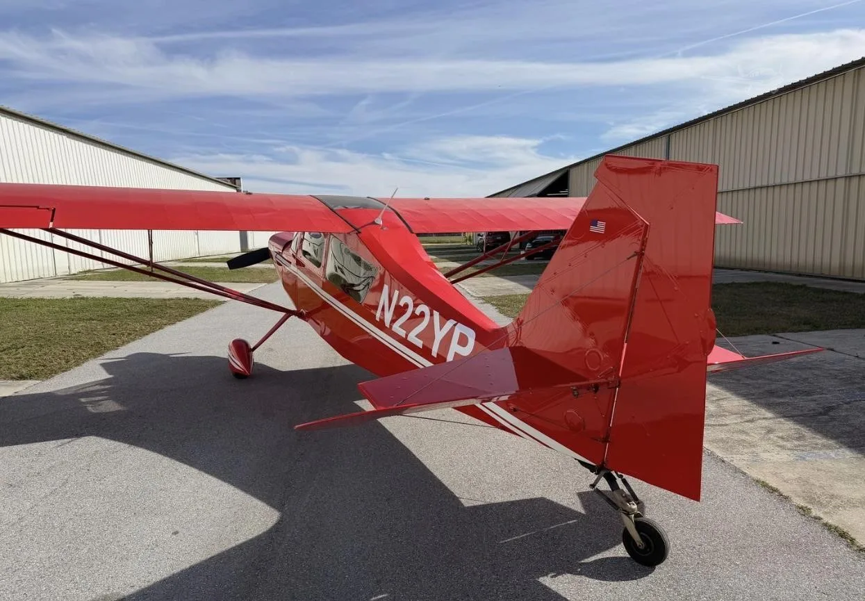 Exterior view of a 2013 AMERICAN CHAMPION 8-KCAB XTREME DECATHLON, N22YP.
