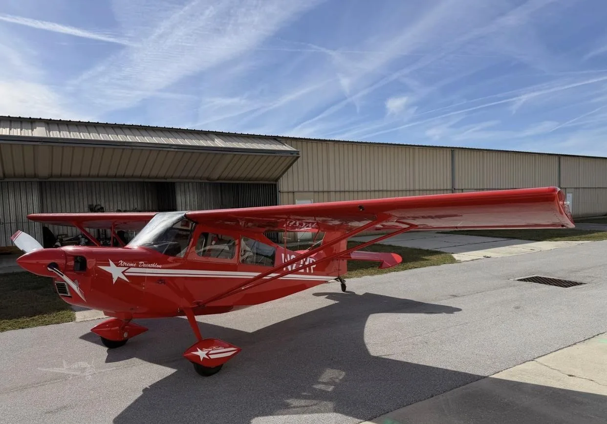 Exterior view of a 2013 AMERICAN CHAMPION 8-KCAB XTREME DECATHLON, N22YP.