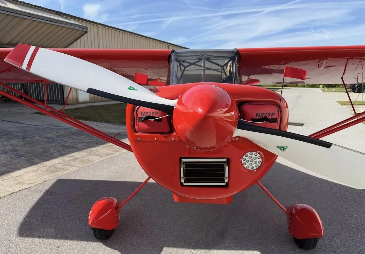Exterior view of a 2013 AMERICAN CHAMPION 8-KCAB XTREME DECATHLON, N22YP.