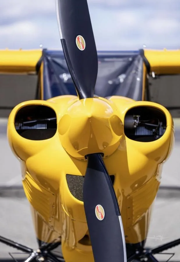 Engine detail of a 2022 CUBCRAFTERS CARBON CUB FX-3.