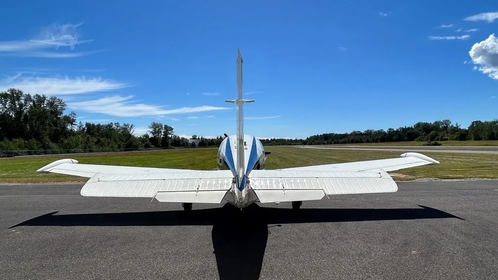 Exterior view of a 1980 BEECHCRAFT F33A BONANZA, N181AC.