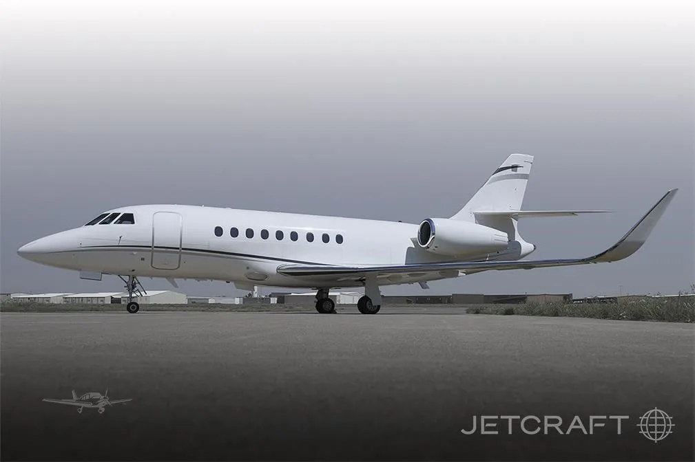 Marketing image of a 2005 DASSAULT FALCON 2000LX.