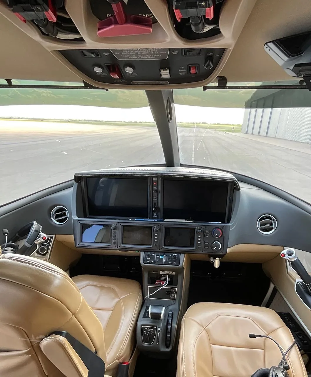 Cabin interior of a 2021 CIRRUS VISION SF50-G2.
