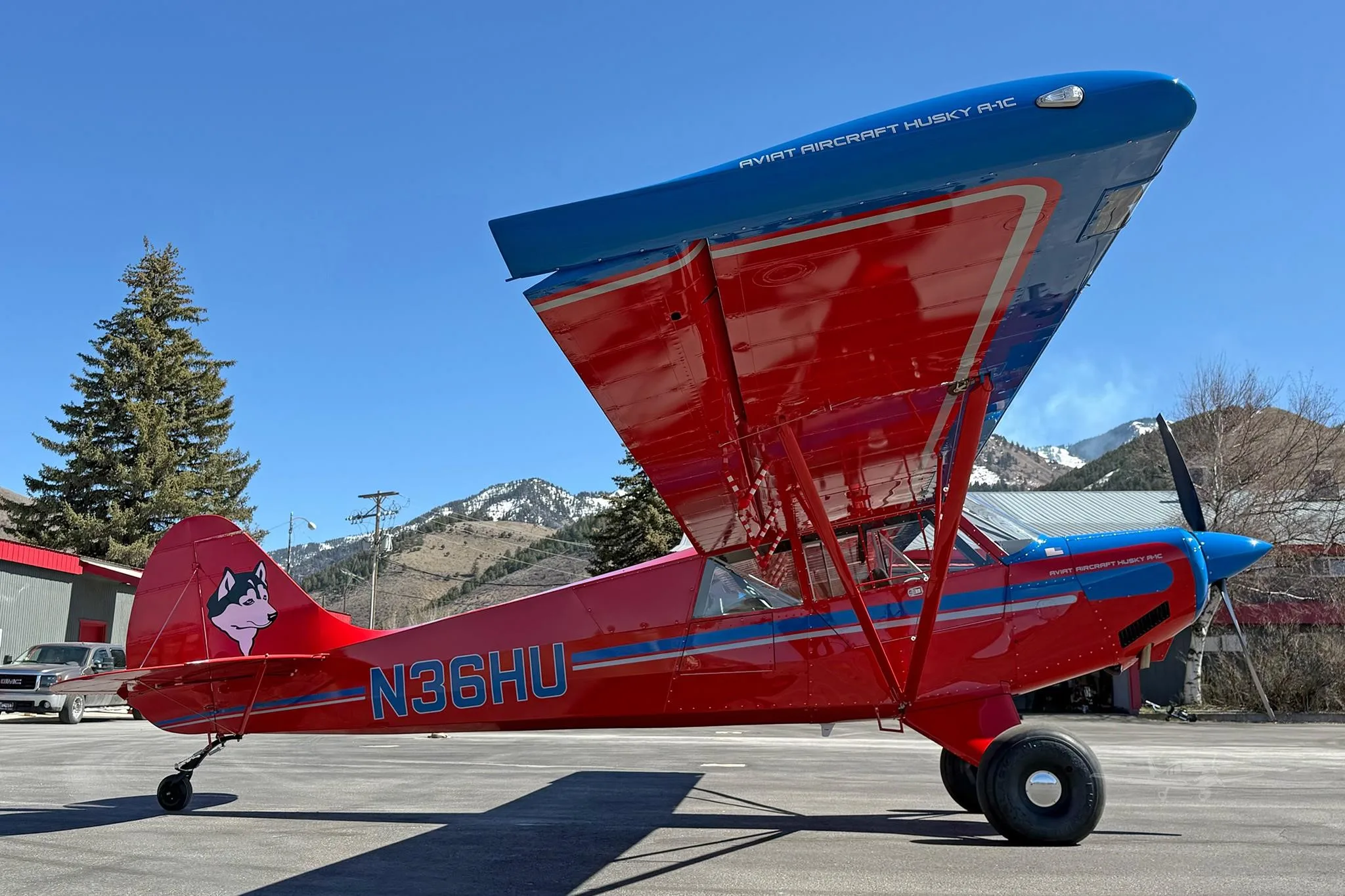 Marketing image of a 2026 AVIAT HUSKY A-1C-180.