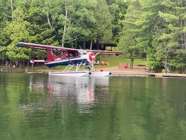 Exterior view of a 1957 DEHAVILLAND DHC-2, C-GPAM.