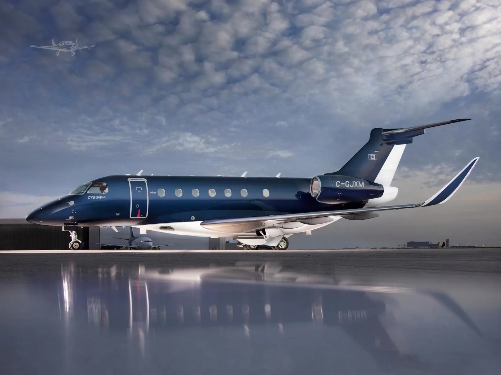 Marketing image of a 2023 EMBRAER PRAETOR 600.
