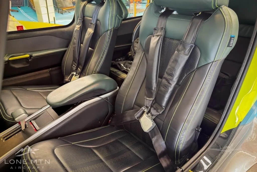 Cabin interior of a 2024 CIRRUS SR22-G7 TURBO.