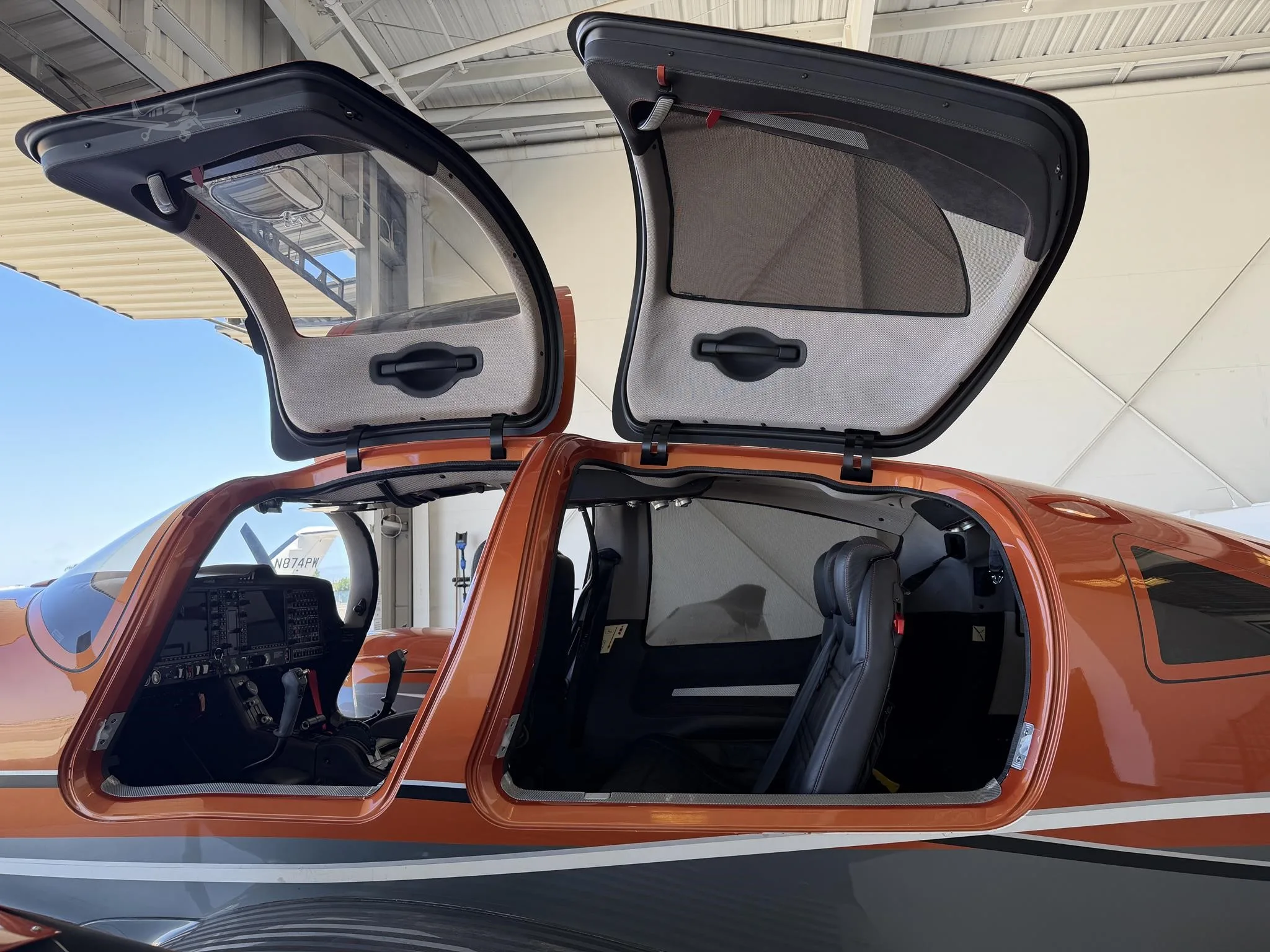 Cabin interior of a 2023 DIAMOND DA62.