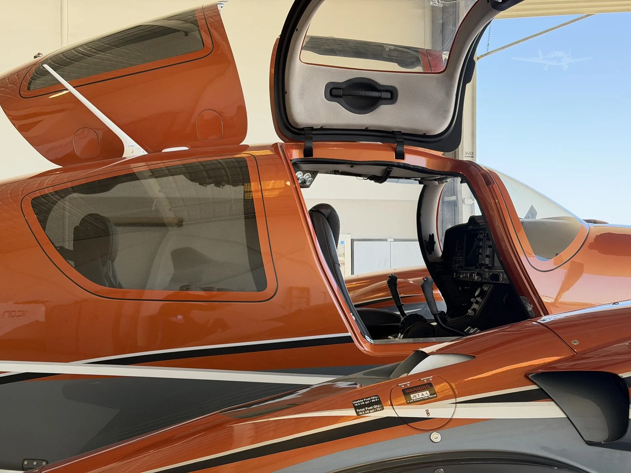 Cabin interior of a 2023 DIAMOND DA62.