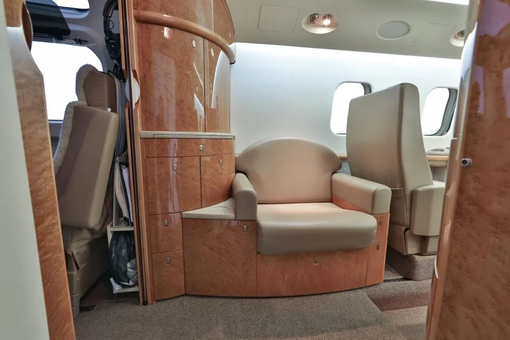 Cabin interior of a 2001 ASTRA/GULFSTREAM ASTRA SPX.