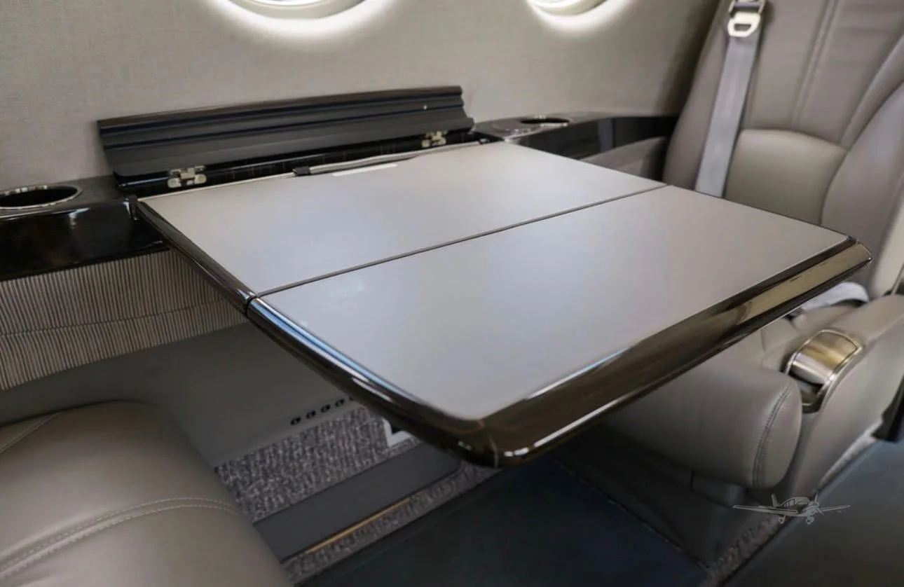 Cabin interior of a 2023 BEECHCRAFT KING AIR 260.