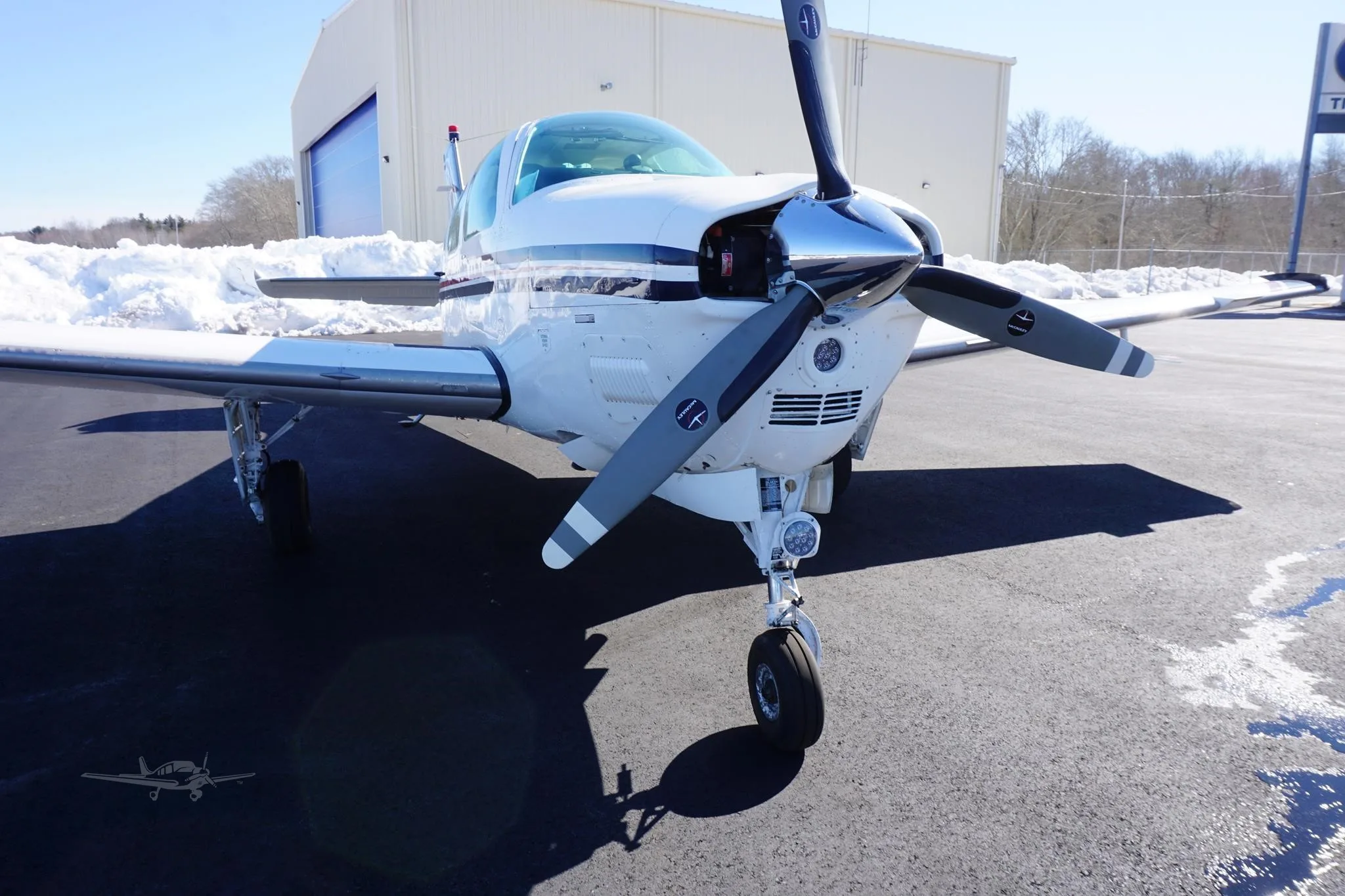 Exterior view of a 1997 BEECHCRAFT A36 BONANZA, N480JK.