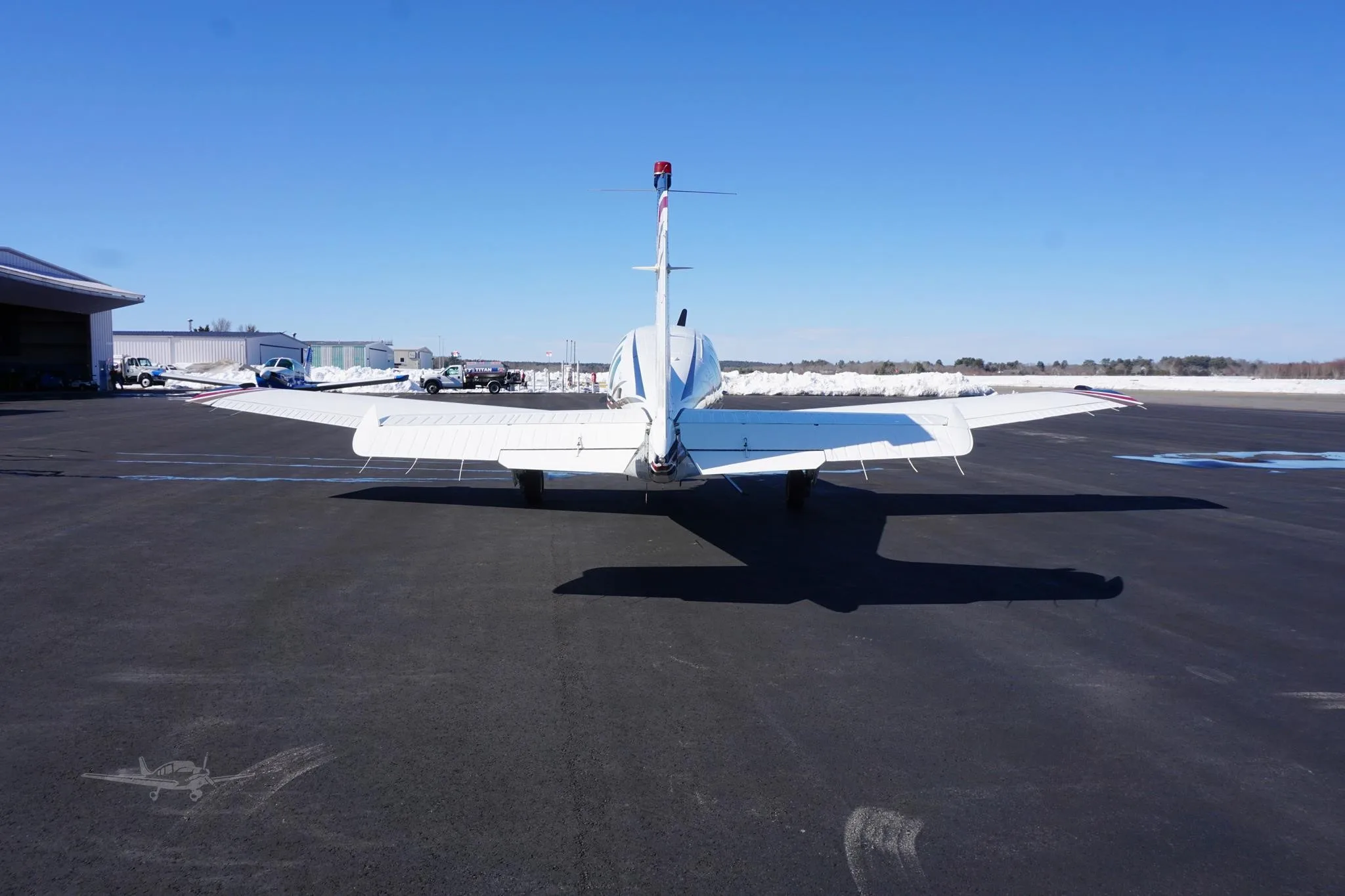 Exterior view of a 1997 BEECHCRAFT A36 BONANZA, N480JK.